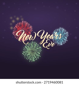 Gráfico de Vector de la víspera del Nuevo año ideal para la celebración de la víspera del Nuevo año