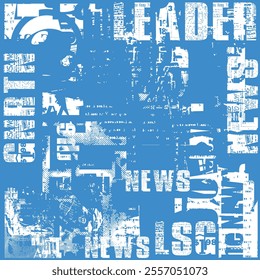 VECTOR GRAPHIC  NEWSPAPER PATTERNS WALL DECORATION