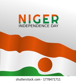 gráfico vectorial del día de la independencia de Níger bueno para la celebración del Día de la Independencia de Níger. diseño plano. diseño de volante.ilustración plana.