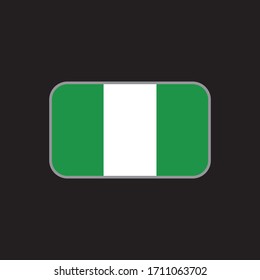 gráfico vectorial de la bandera del estado nigeria