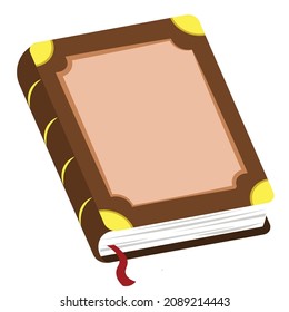 Vector graphic of old book