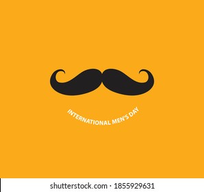 Vector graphic on the theme of International Men's Day on November 19th.