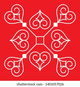 Vector Graphic Ornament for design. EPS 10