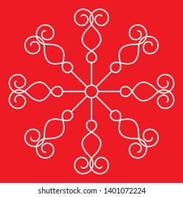 Vector Graphic Ornament for design. EPS 10