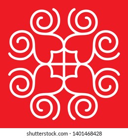 Vector Graphic Ornament for design. EPS 10