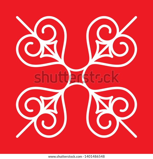 Vector Graphic\
Ornament for design. EPS\
10