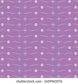gráfico vectorial de trama ornamental con fondo púrpura