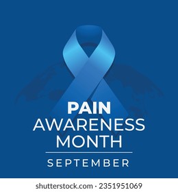 vector graphic of Pain Awareness Month good for Pain Awareness Month celebration. flat design. flyer design.flat illustration.