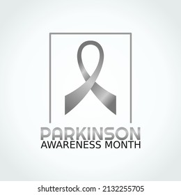 vector graphic of parkinson awareness month good for parkinson awareness month celebration. flat design. flyer design.flat illustration.