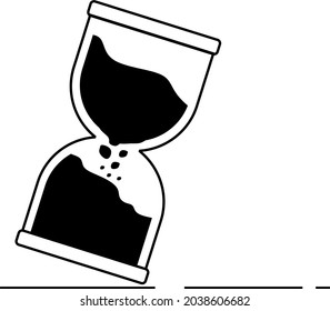 Vector graphic of Patience icon. Suitable for motivation or inspiration icon.