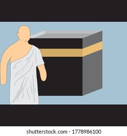 vector graphic of people and kabah