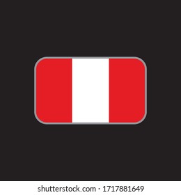 vector graphic of the peru state flag