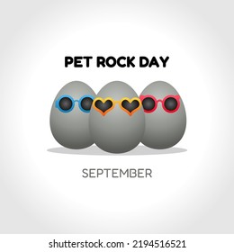 gráfico vectorial del día del rock de mascota bueno para la celebración del día del rock de mascota. diseño plano. diseño de volante.ilustración plana.