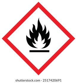 Gráfico de Vector de la señal de peligro físico que indica gas