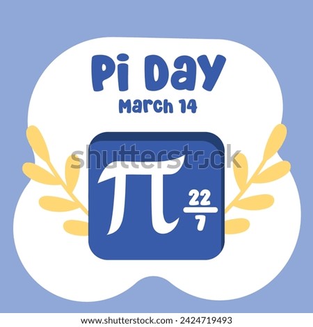 vector graphic of Pi Day ideal for Pi Day celebration.
