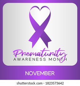 gráfico vectorial del mes de conciencia de prematuros bueno para la celebración del mes de toma de conciencia de prematuros. diseño plano. diseño de volante.ilustración plana.