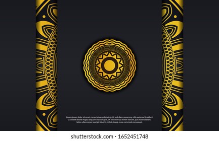 Vector graphic of premium golden mandala. Fit for premium packaging design, decorative and other luxury background