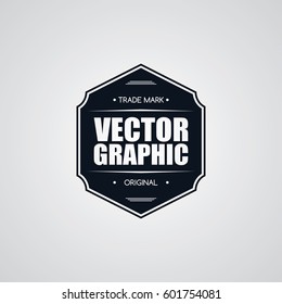 vector graphic premium label retro theme badge emblem