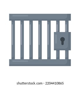 Vector Graphic Prison Jail Iron Bars Stock Vector (Royalty Free ...