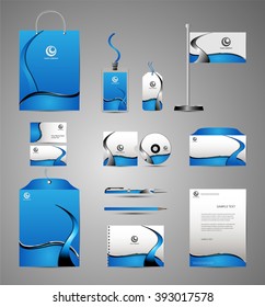 Vector graphic professional identity design for your company 
