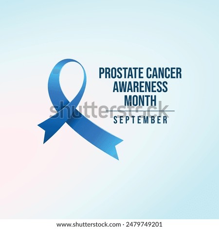 vector graphic of Prostate Cancer Awareness Month ideal for Prostate Cancer Awareness Month celebration.
