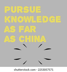 Vector graphic of a quote on a abstrac background