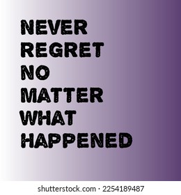 Vector graphic of a quote on a abstrac background