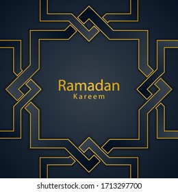 Vector graphic of Ramadan Kareem Background for greeting card, wallpaper and other.