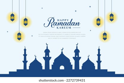 Vector graphic of ramadan kareem background, suitable for banners, greeting cards, flyers, invitations, poster designs.