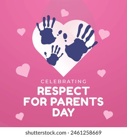 vector graphic of Respect For Parents Day ideal for Respect For Parents Day celebration.