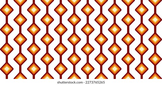 Vector graphic in retro 70s style