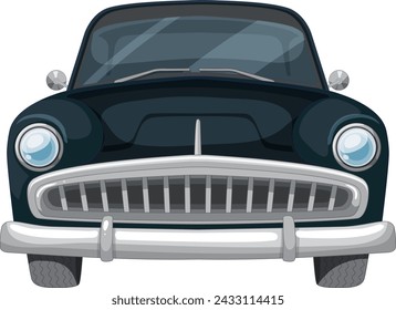 Vector graphic of a retro styled automobile