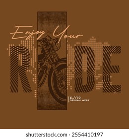 Vector Graphic Ride For T-shirt