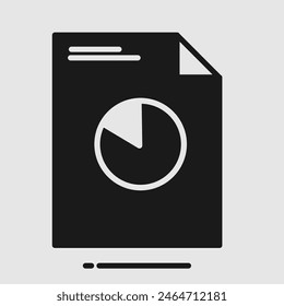 Vector graphic of a rising graph icon, illustration sign and symbol for business growth and analytics.