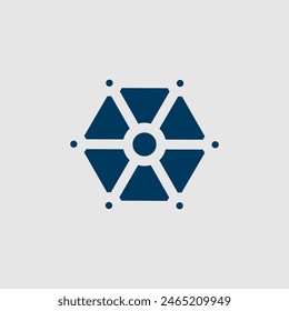 Vector graphic of a rising graph icon, illustration sign and symbol for business growth and analytics