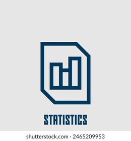 Vector graphic of a rising graph icon, illustration sign and symbol for business growth and analytics