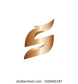 Vector Graphic S letter symbol