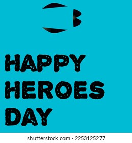 Vector graphic of a saying on a blue background