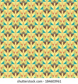 Vector Graphic seamless colorful pattern. Flat style