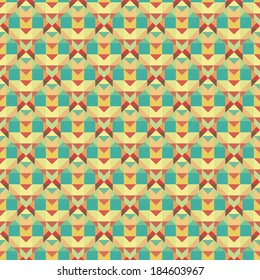Vector Graphic seamless colorful pattern. Flat style