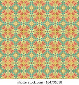 Vector Graphic seamless colorful pattern. Flat style