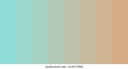 Vector graphic of Seamless geometric pattern in green gradient color. Good for certificate, banknote, money design, currency, note etc. abstract geometric pattern.
