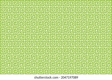 Vector graphic of seamless geometric roman maze mosaic pattern in smooth color. wavy line pattern. Texture for certificate, banknote, money design, currency, note, check, ticket etc. 
