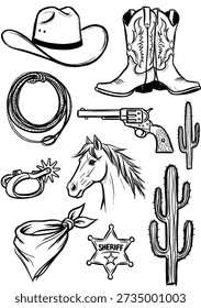 Conjunto gráfico Vector artículos