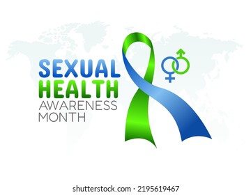 Vector Graphic Of Sexual Health Awareness Month Good For Sexual Health Awareness Month Celebration. Flat Design. Flyer Design.flat Illustration.