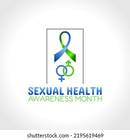 Vector Graphic Of Sexual Health Awareness Month Good For Sexual Health Awareness Month Celebration. Flat Design. Flyer Design.flat Illustration.