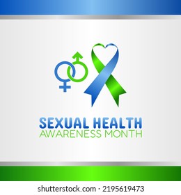 Vector Graphic Of Sexual Health Awareness Month Good For Sexual Health Awareness Month Celebration. Flat Design. Flyer Design.flat Illustration.