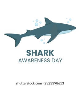 Vector graphic of Shark Illustration Vector Art, suitable for Shark Awareness Day