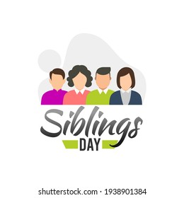 gráfico vectorial de los hermanos día bueno para la celebración del día de los hermanos. diseño plano. diseño de volante.ilustración plana.