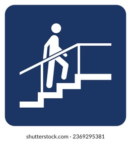 Gráfico vectorial de la señal que indica un paso elevado de peatones